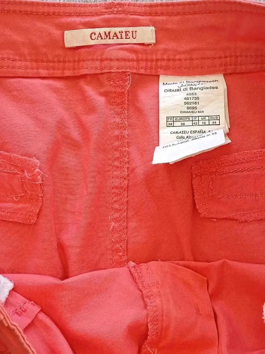 Jupe Camaïeu koraal Kleur 38 – photo 5